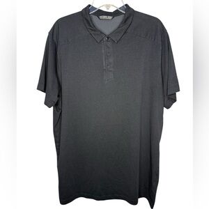 Arc’teryx Eris Polo Men’s XXL Black Performance Snap Placket Shirt